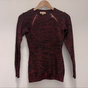 Red/Black Knitted Sweater